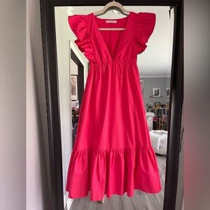 Abercrombie & Fitch Hot Pink Sleeveless Dress